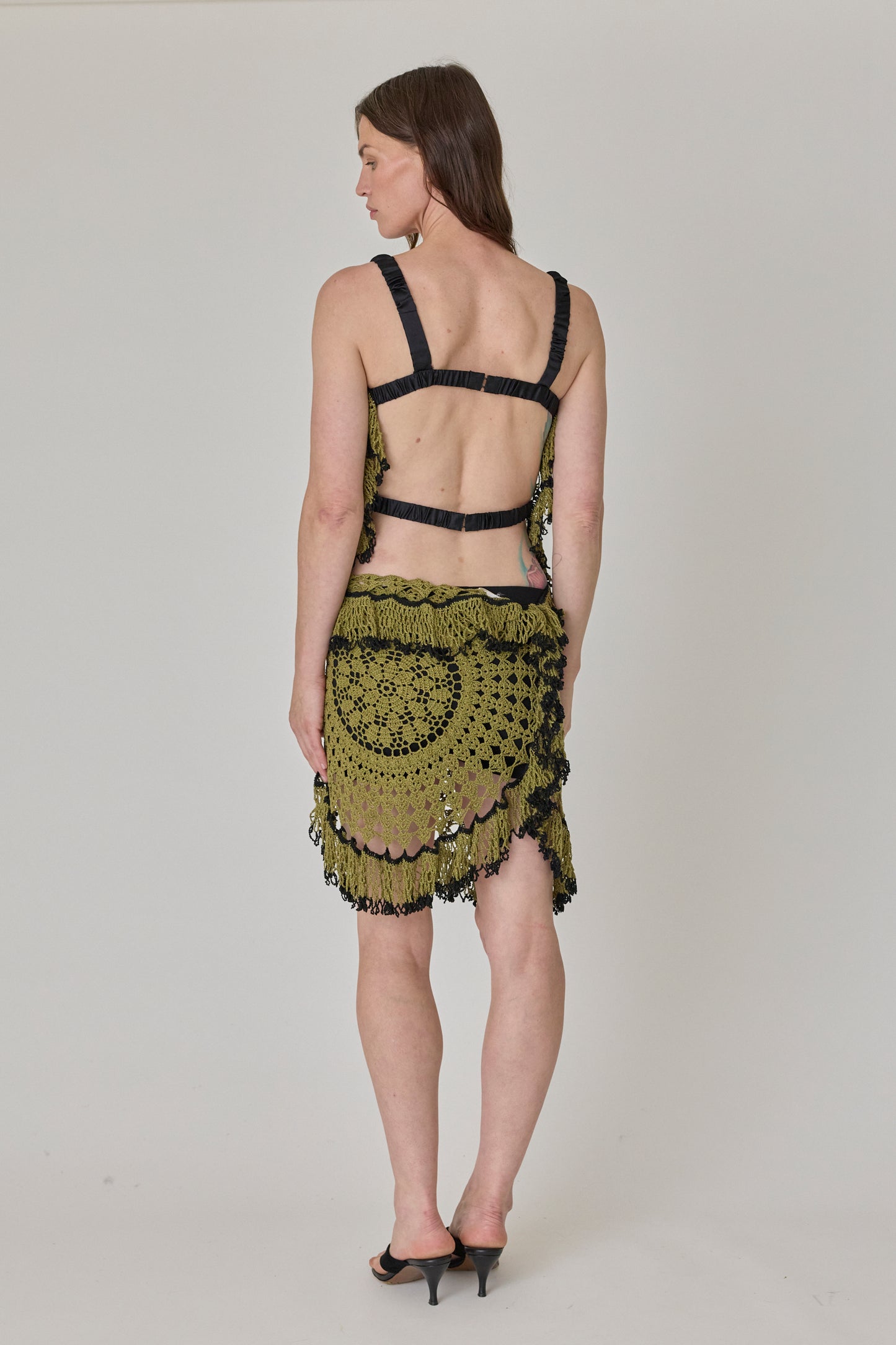 Trio Web Dress - Seagrape
