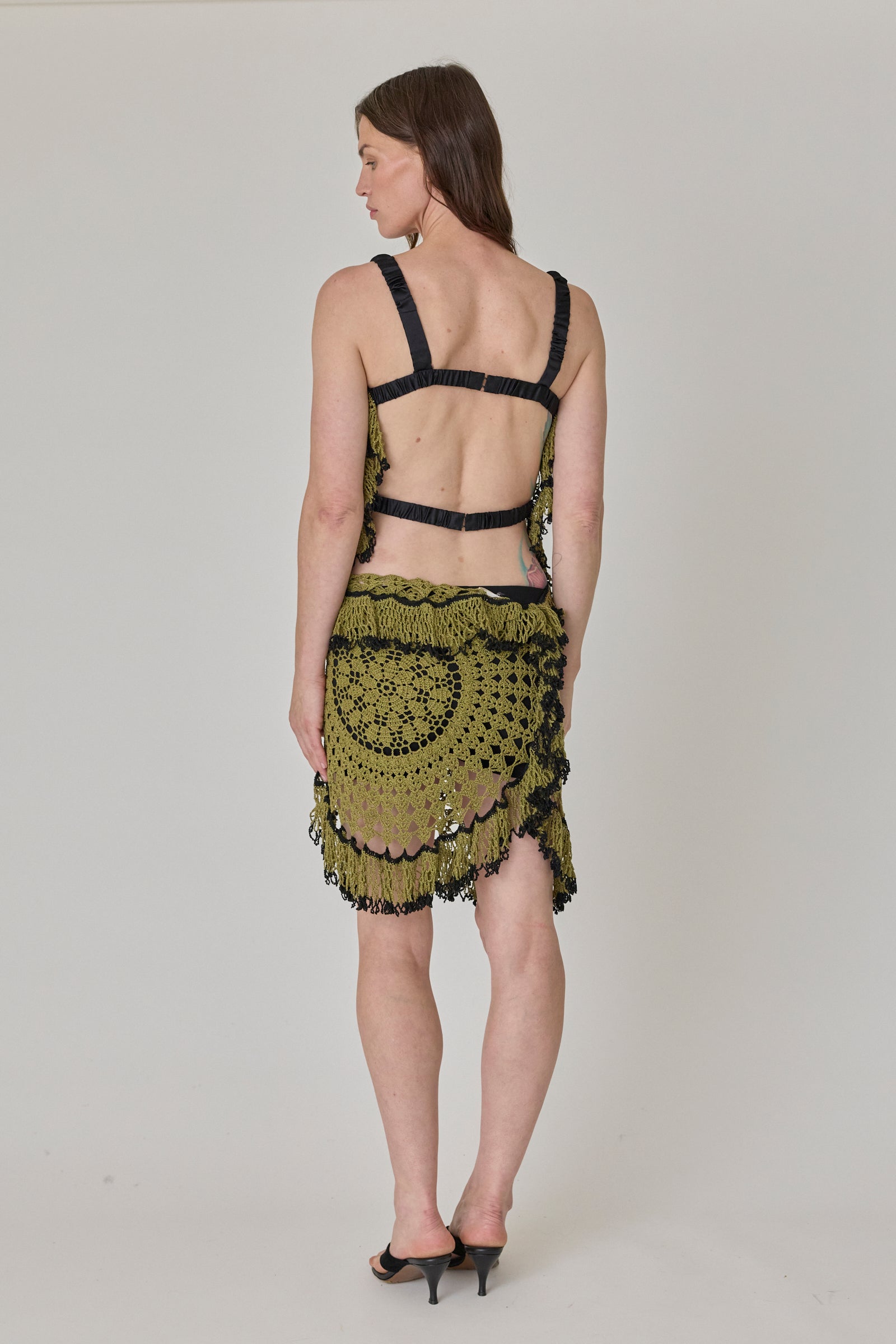 Trio Web Dress - Seagrape