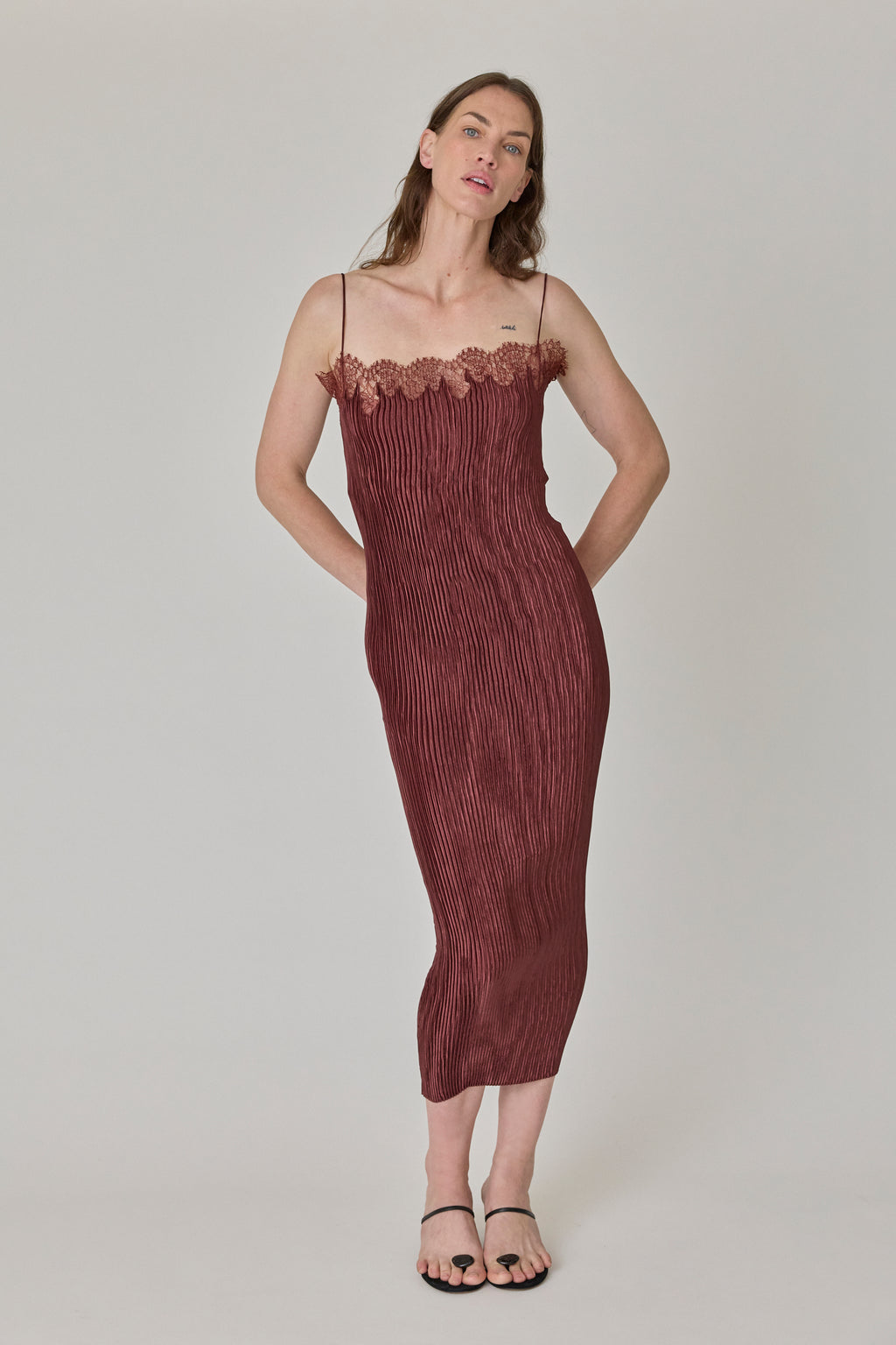 Lumie Dress - Deep Bordeaux