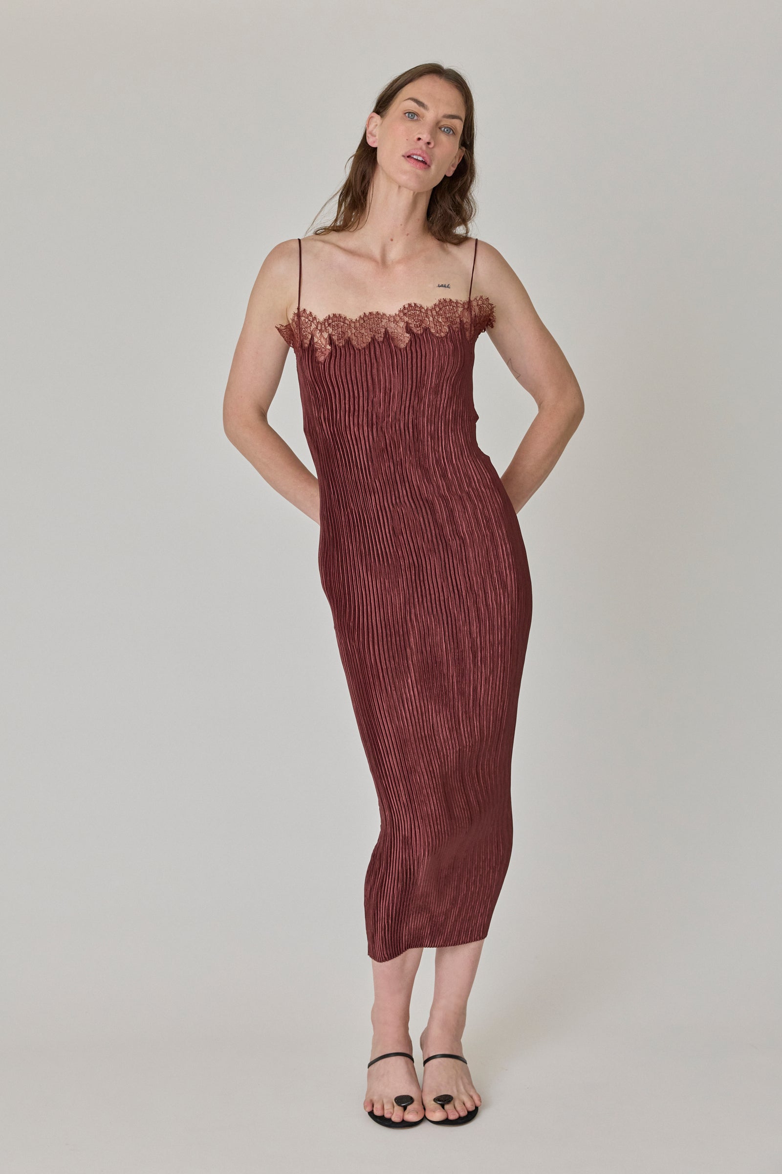 Lumie Dress - Deep Bordeaux