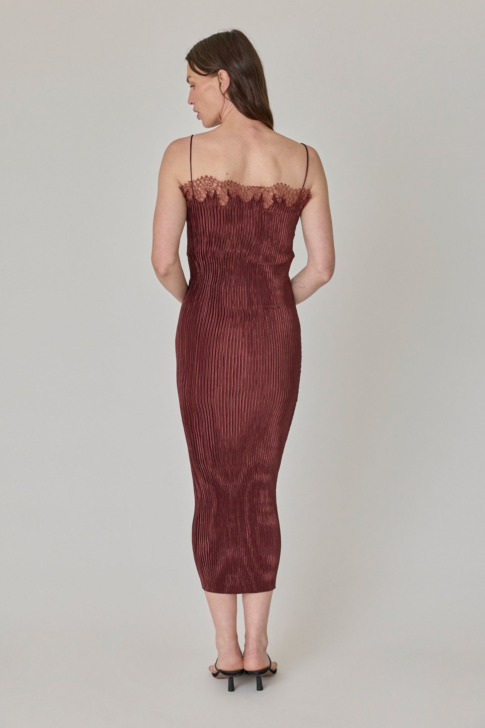 Lumie Dress - Deep Bordeaux