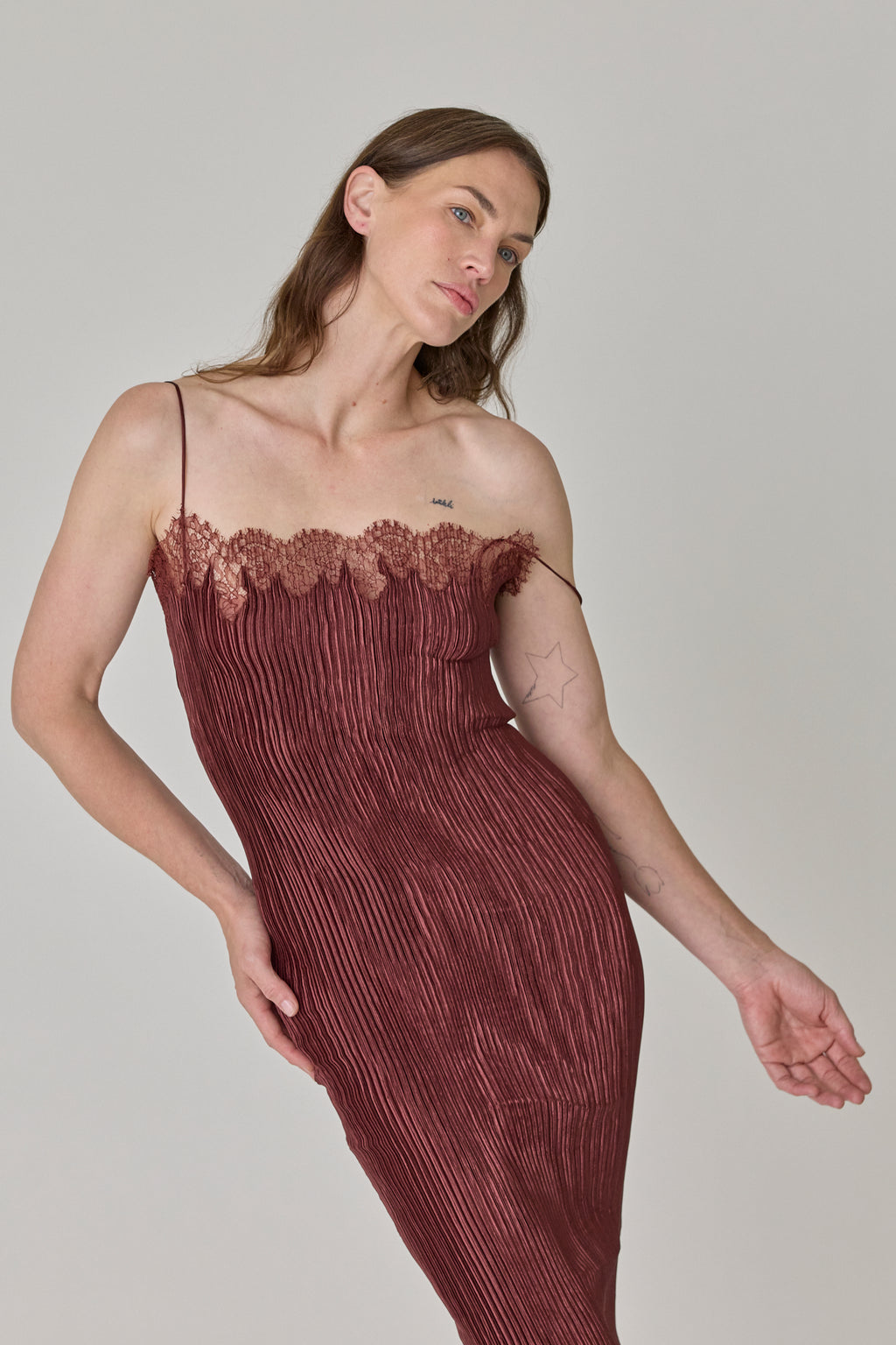 Lumie Dress - Deep Bordeaux