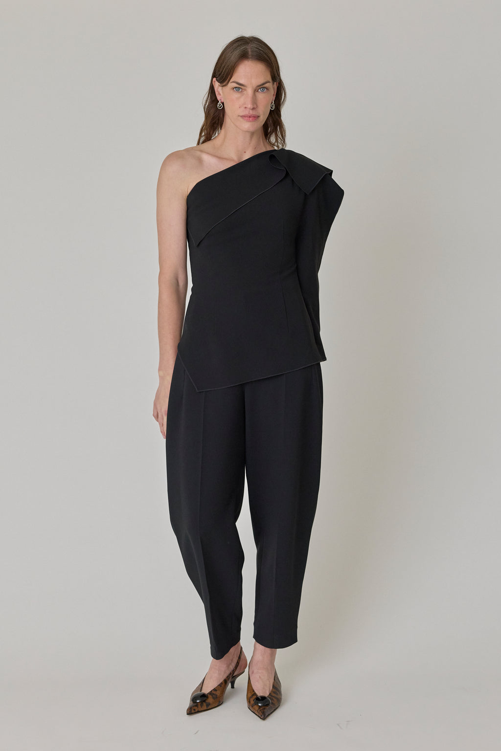 Lavinia Asymmetric One Shoulder Top