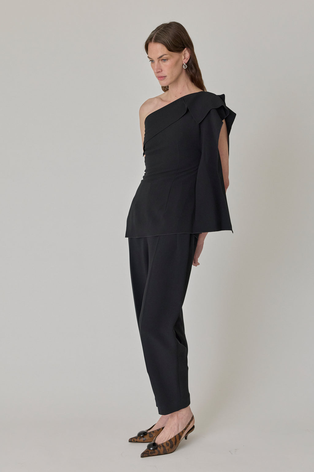 Lavinia Asymmetric One Shoulder Top