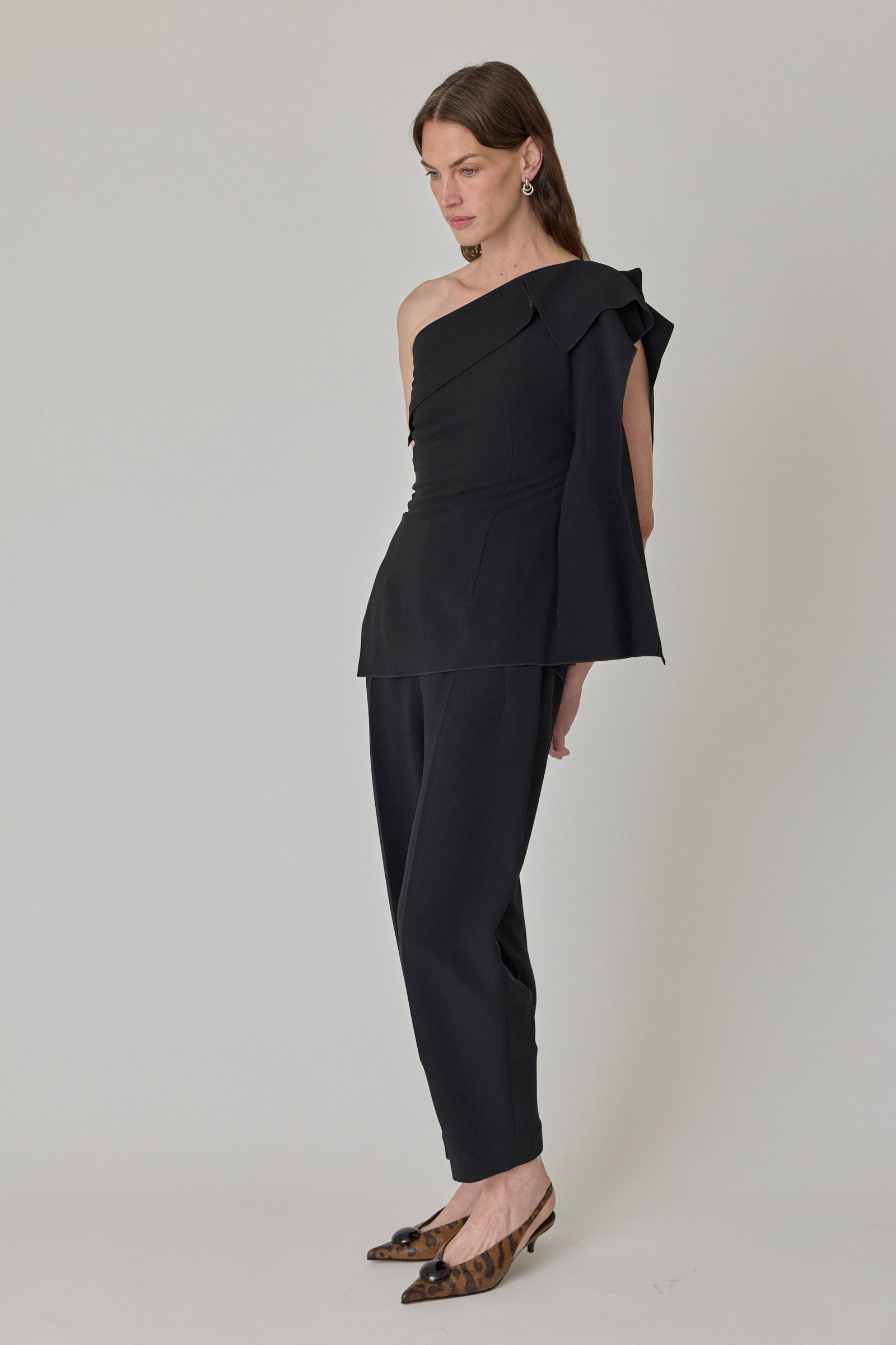 Lavinia Asymmetric One Shoulder Top