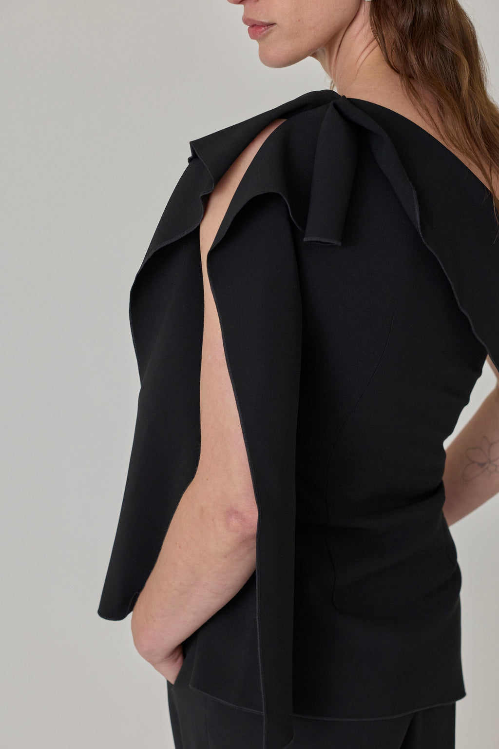 Lavinia Asymmetric One Shoulder Top
