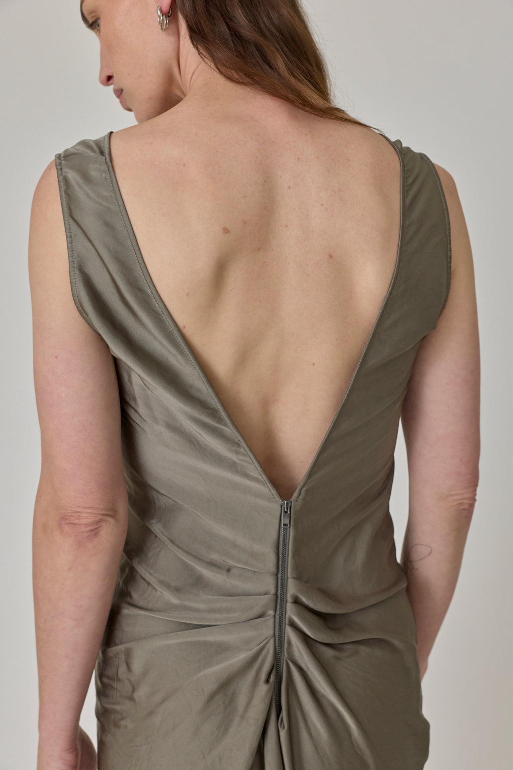 Signy Seamless Satin Tank Dress