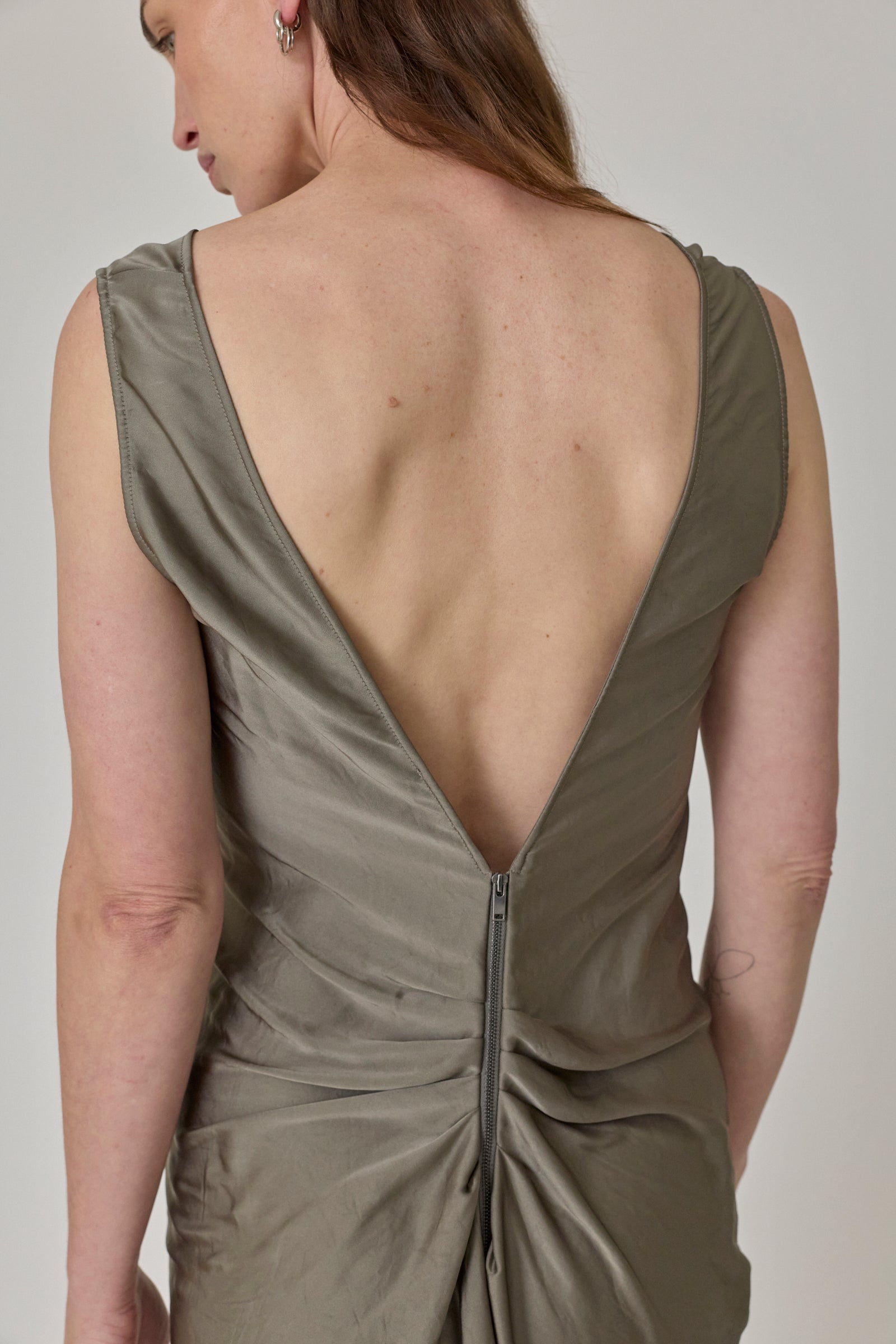 Signy Seamless Satin Tank Dress