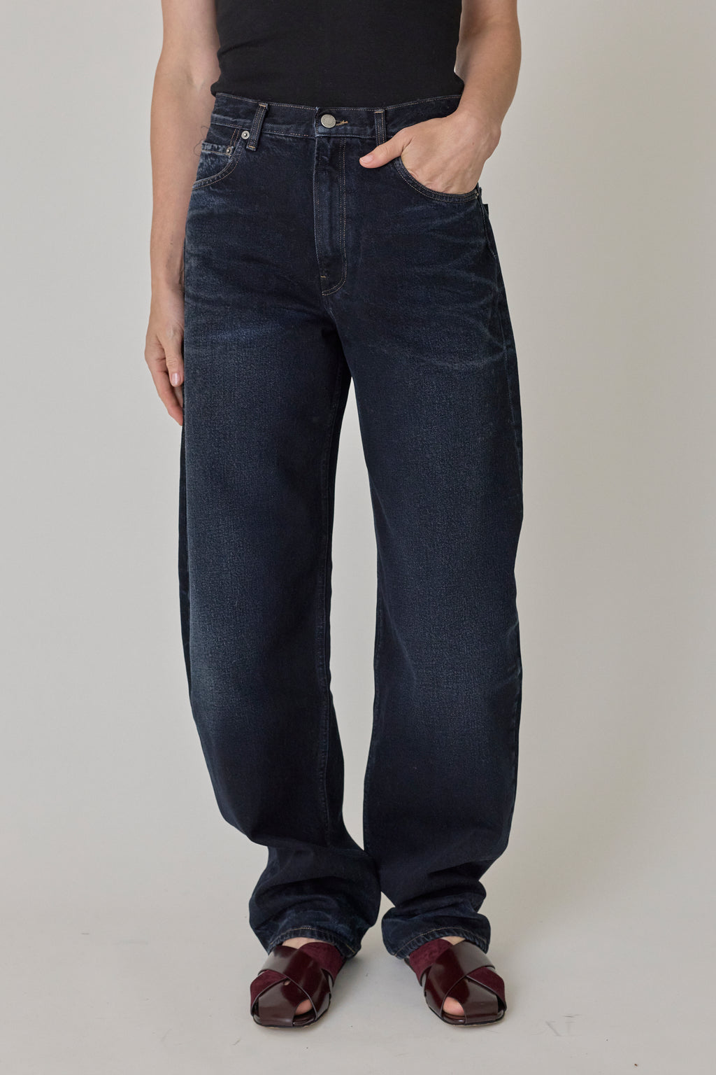 Bibi Denim Pant - Blue Black