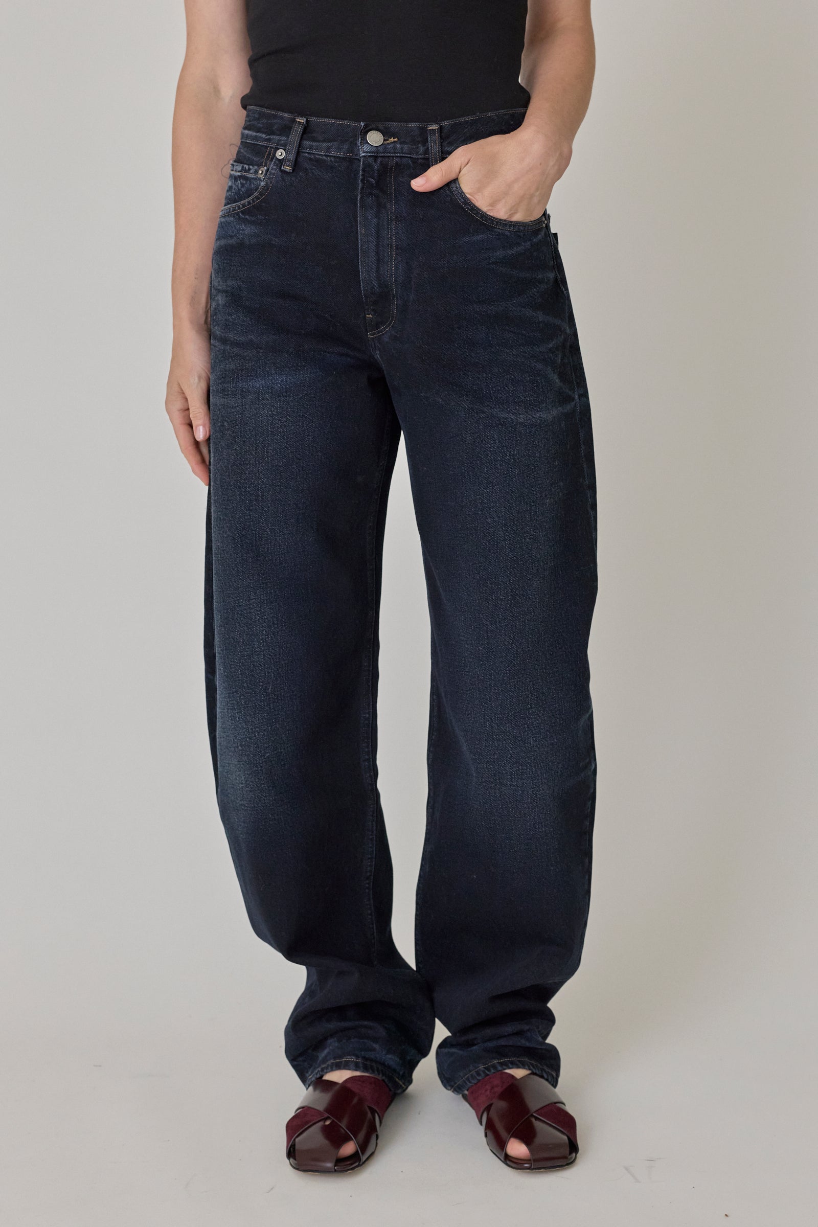 Bibi Denim Pant - Blue Black
