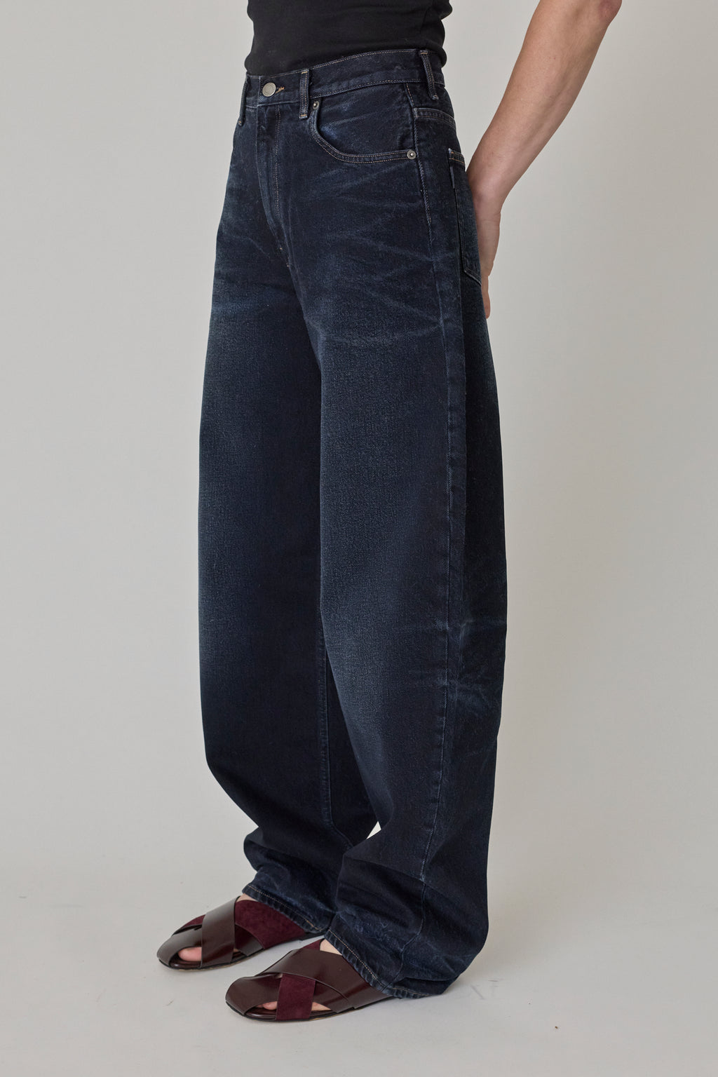 Bibi Denim Pant - Blue Black