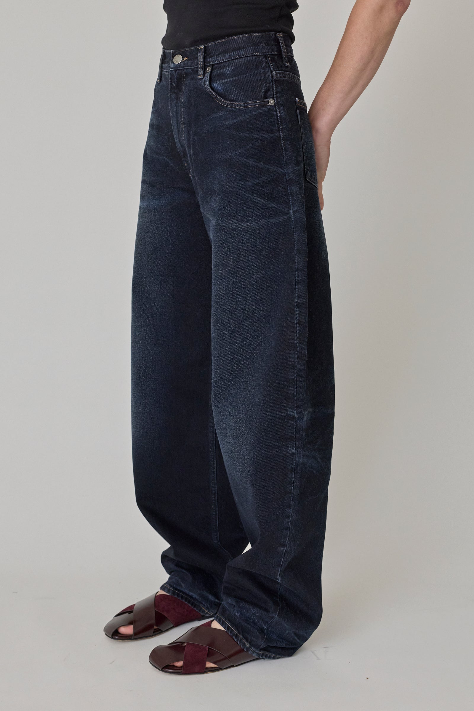 Bibi Denim Pant - Blue Black