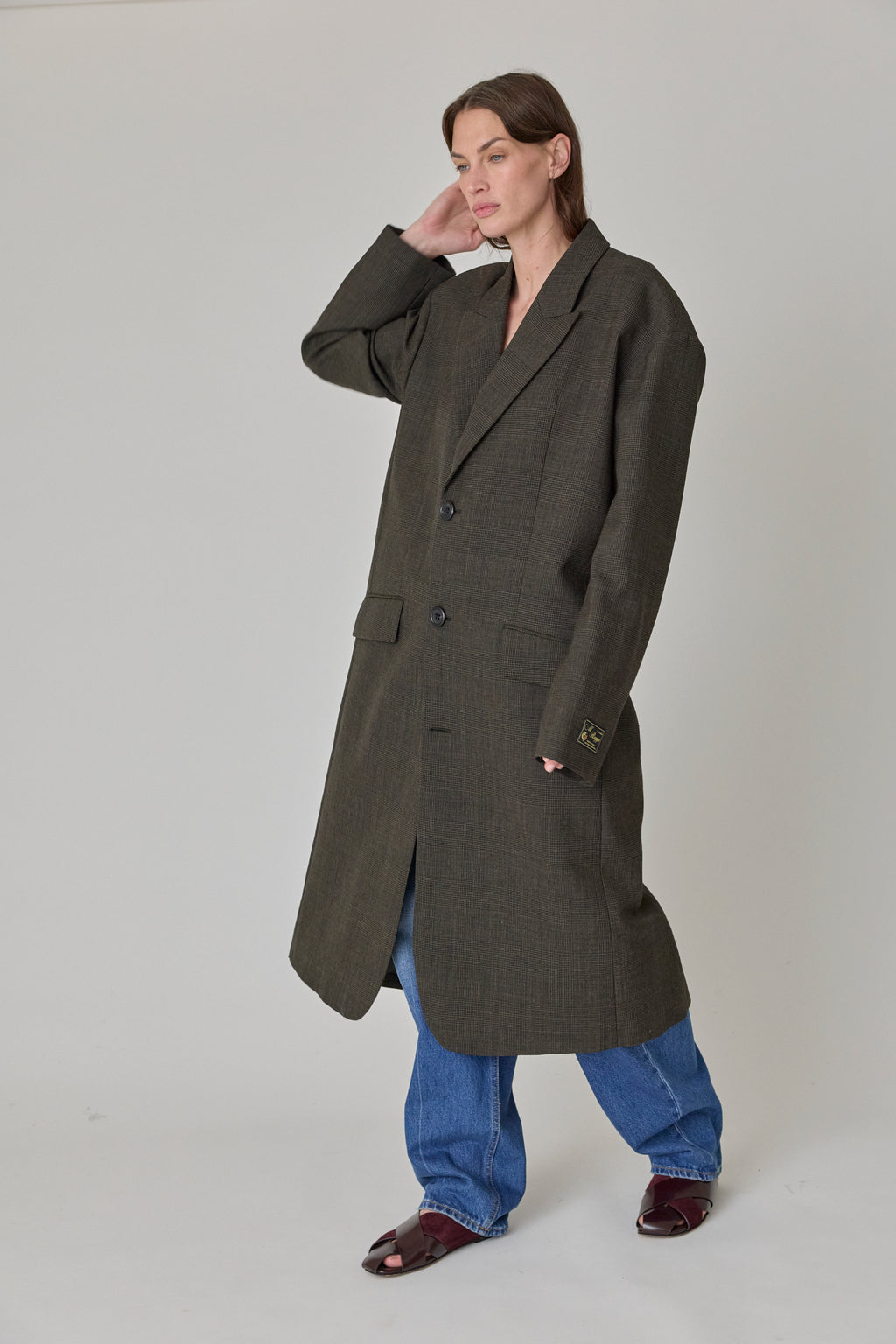 Unconstructed Single Breasted Coat