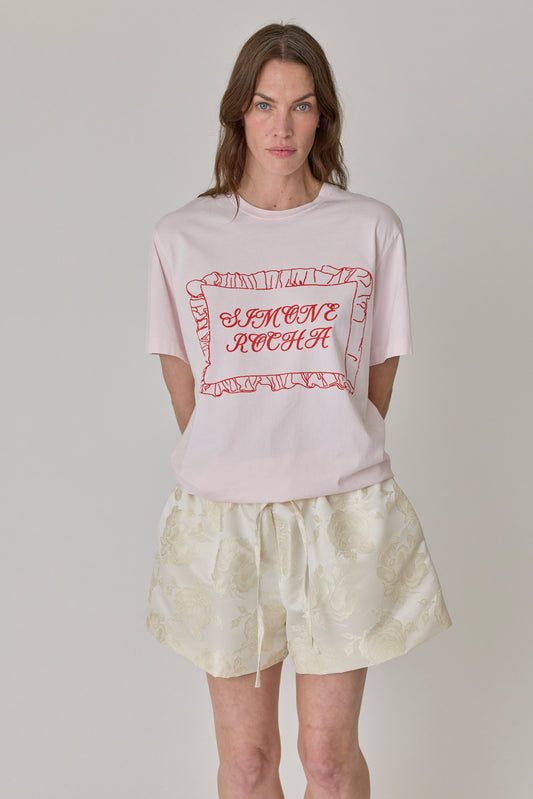 Elasticated Rose Shorts