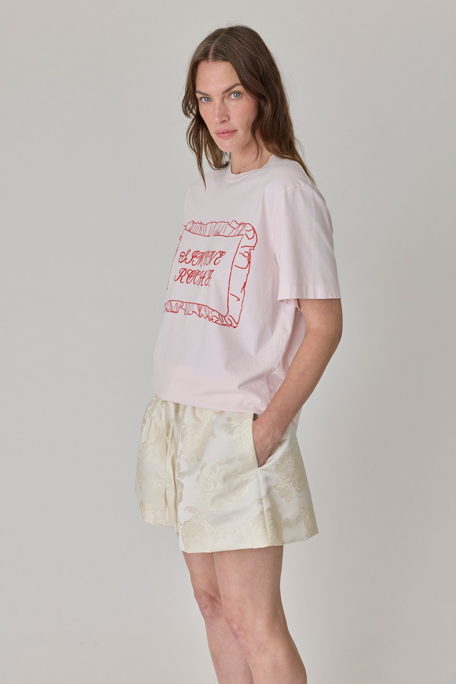 Elasticated Rose Shorts