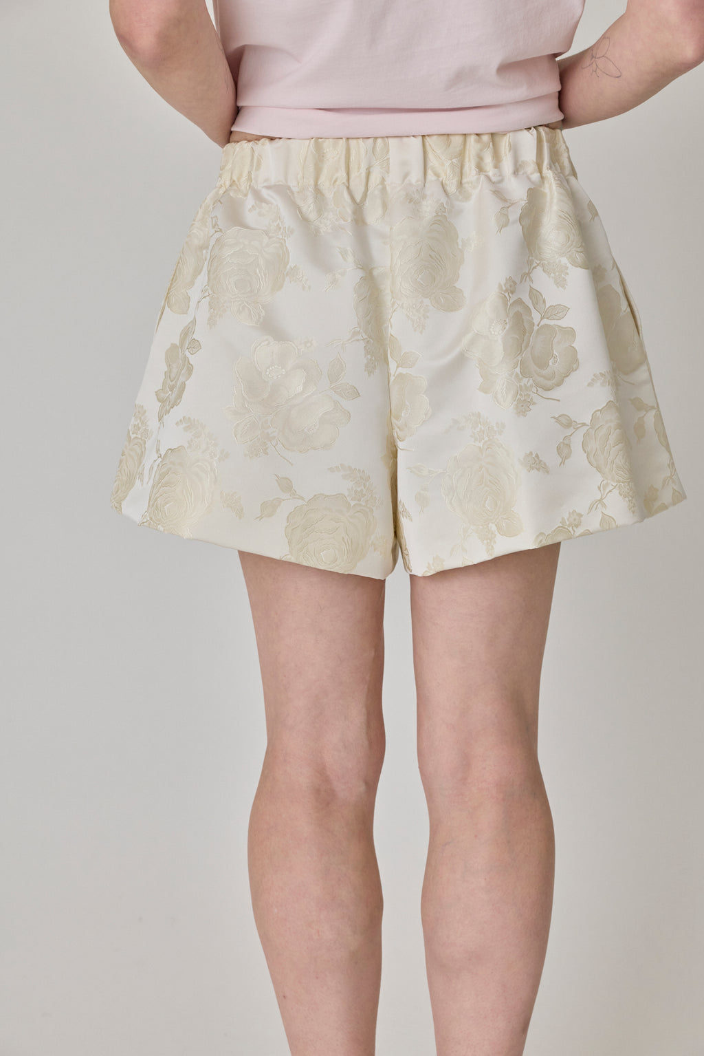 Elasticated Rose Shorts