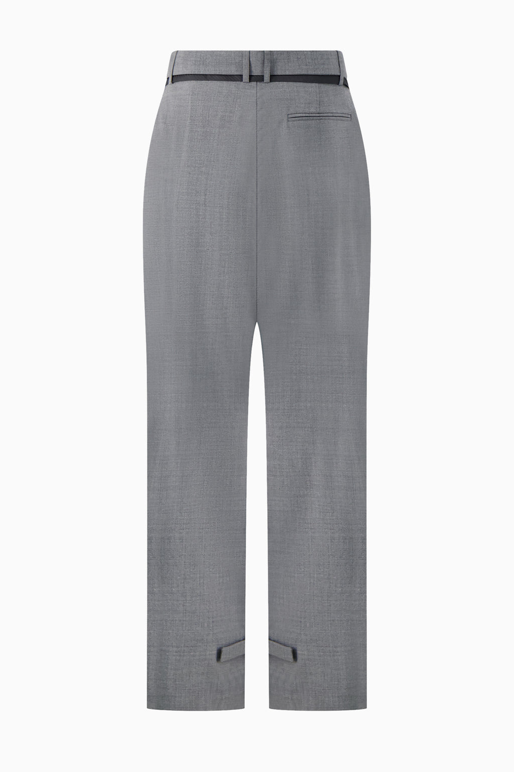 Strapped Baggy Suit Pants