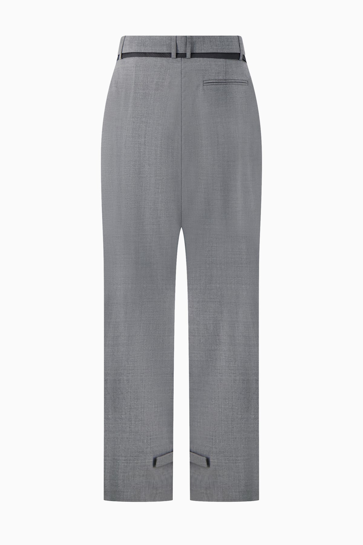 Strapped Baggy Suit Pants