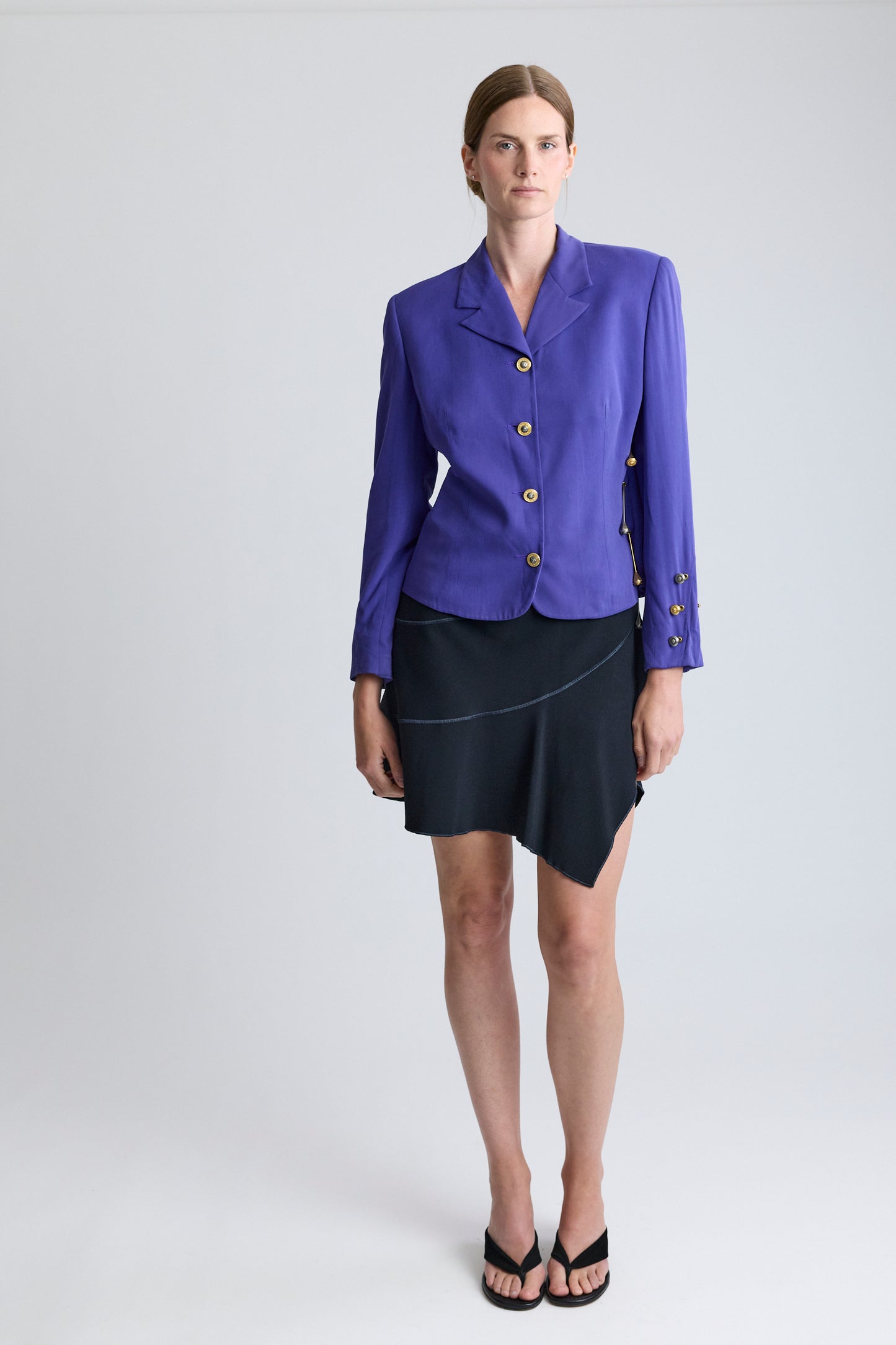 Versace Jeans Couture Blazer with Pierced Embellishments
