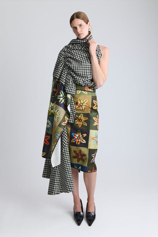 COMME des GARÇONS Patchwork Skirt Set, FW 1999