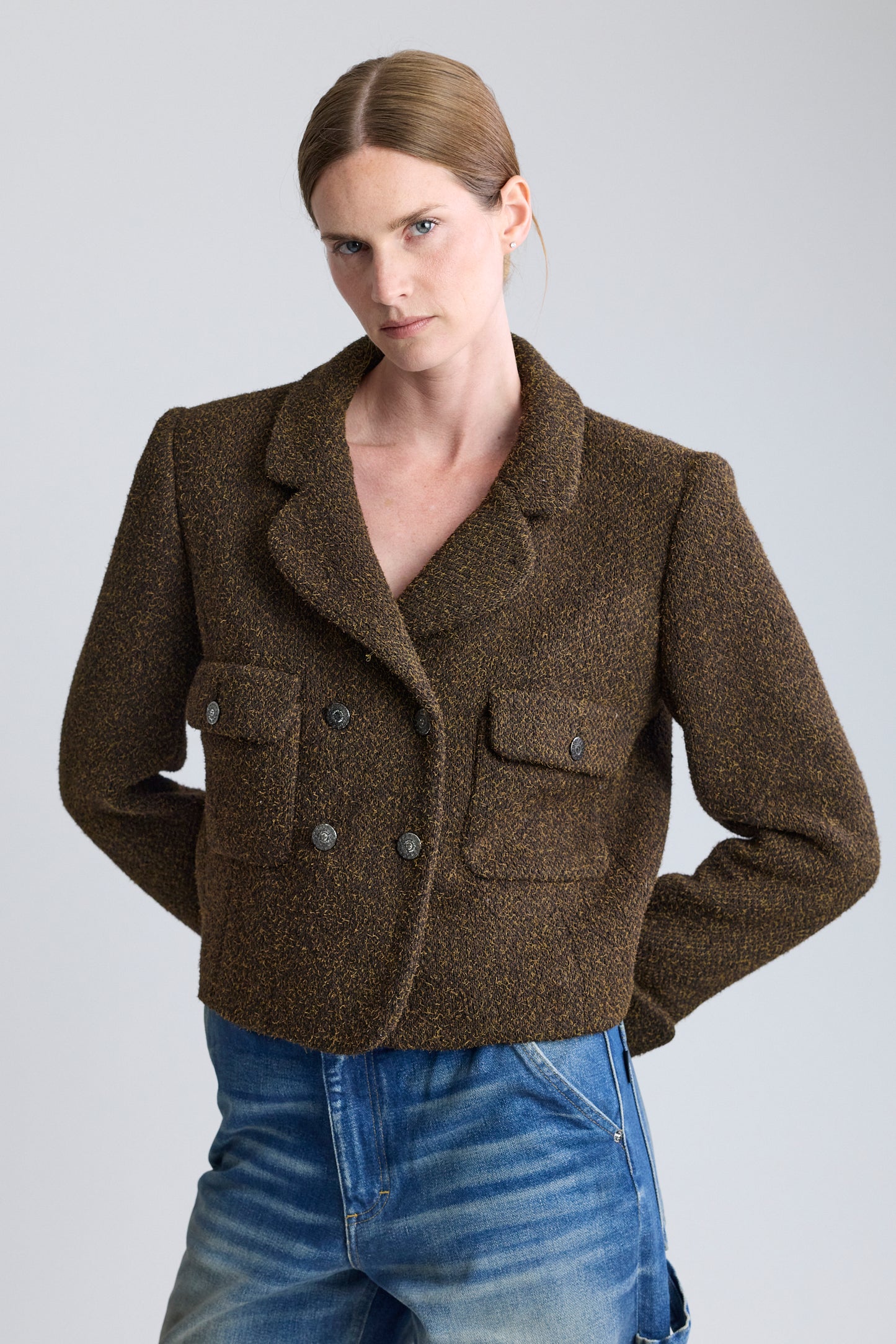 Chanel Brown Tweed Jacket, FW 1997