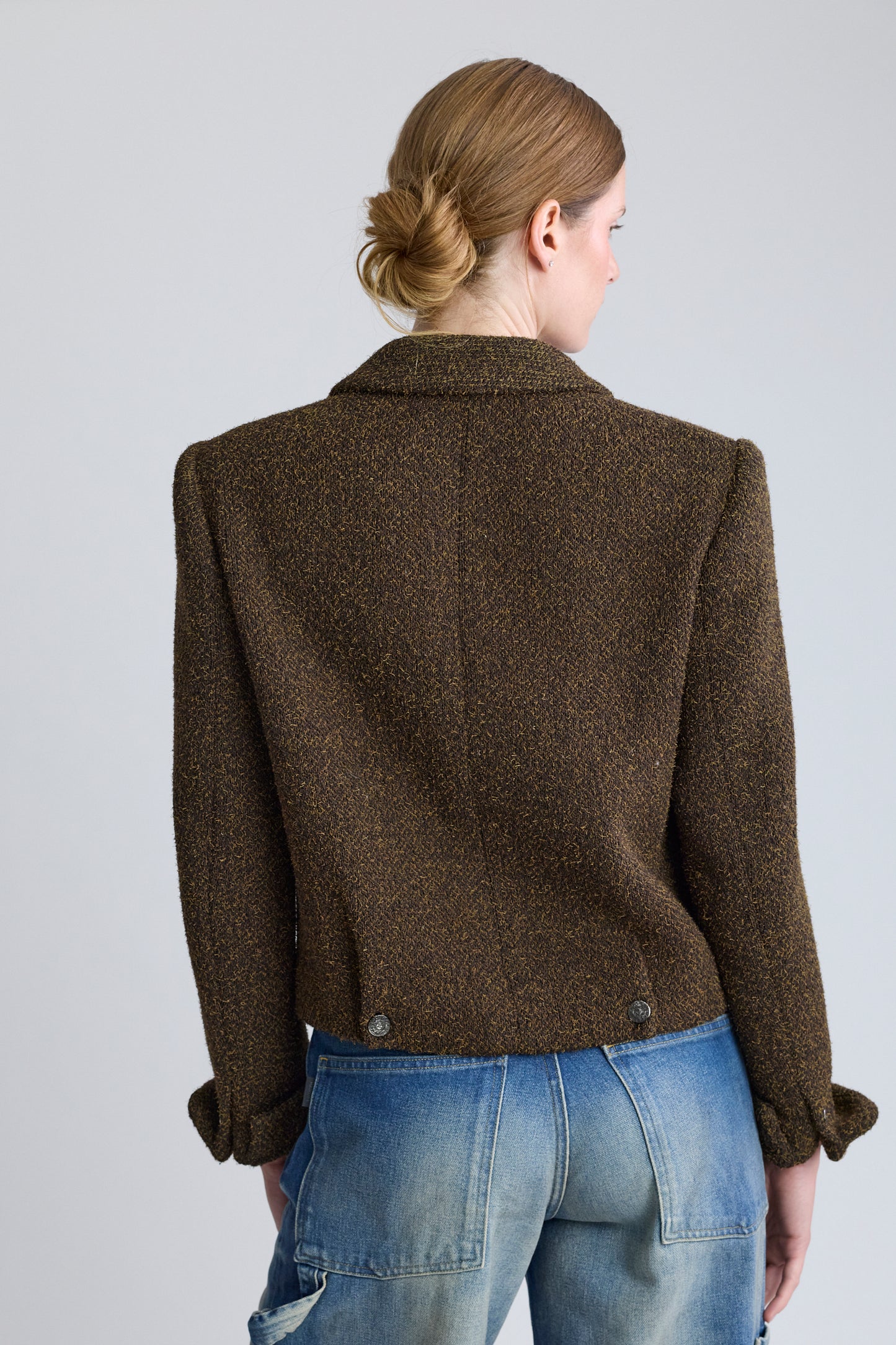 Chanel Brown Tweed Jacket, FW 1997