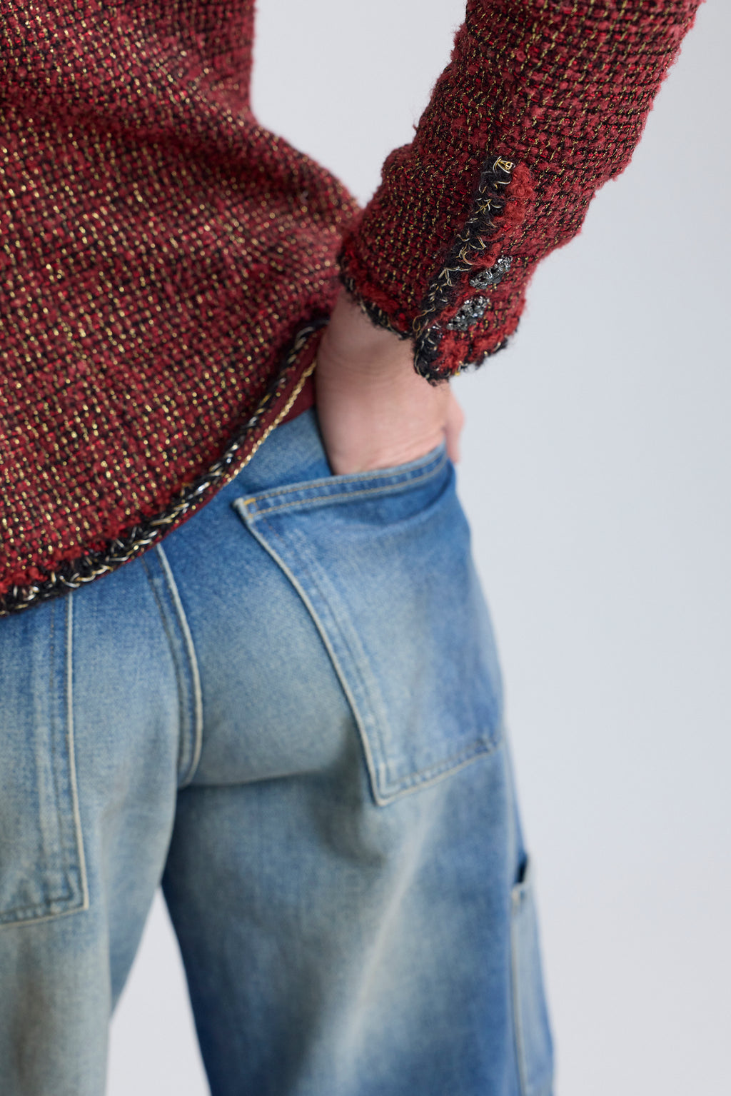 Chanel Red Tweed Jacket, FW 2011