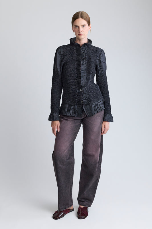 Yoshiki Hishinuma Taffeta Shibori Blouse