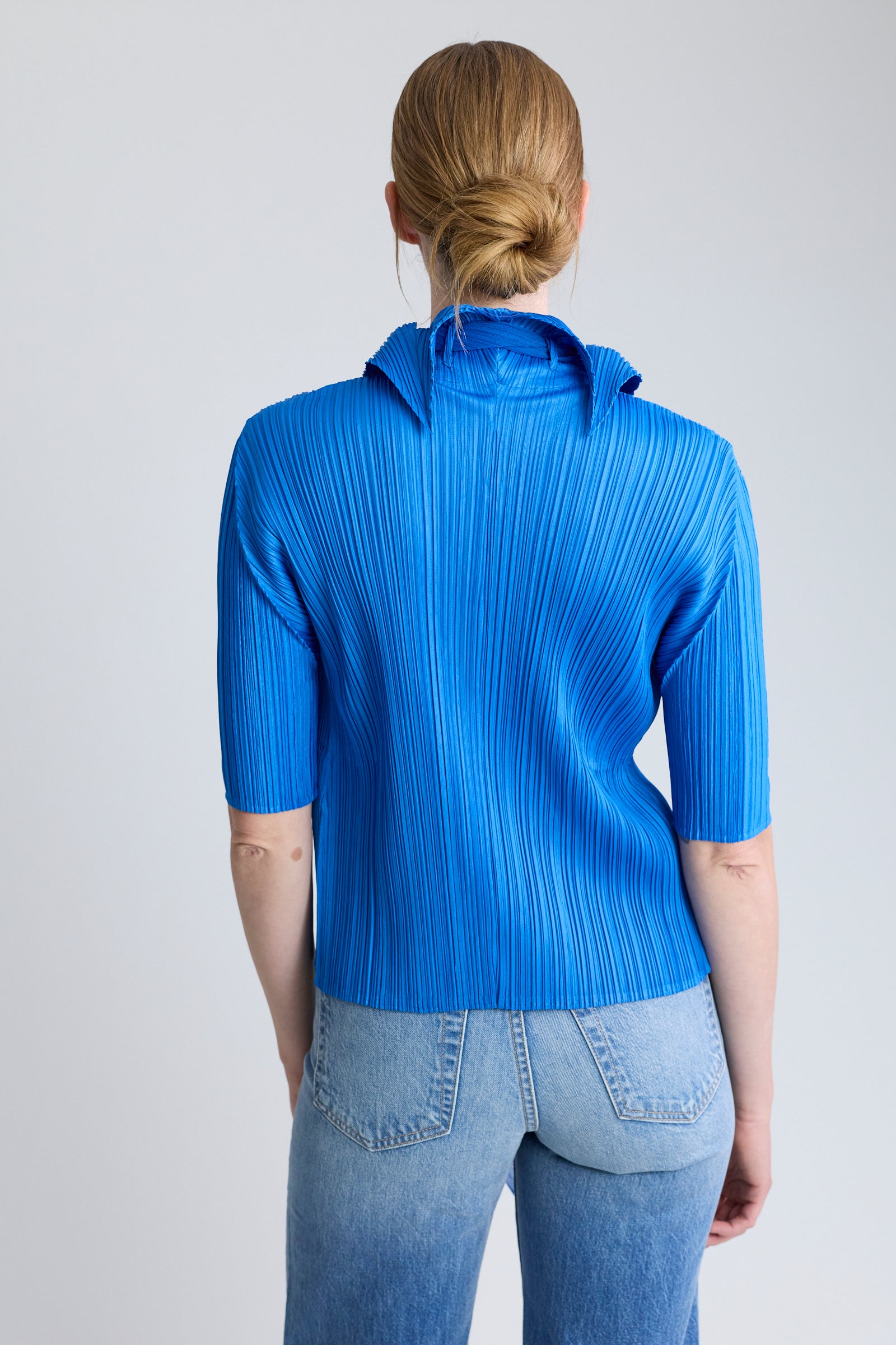 PLEATS PLEASE ISSEY MIYAKE Tie Front Cardigan