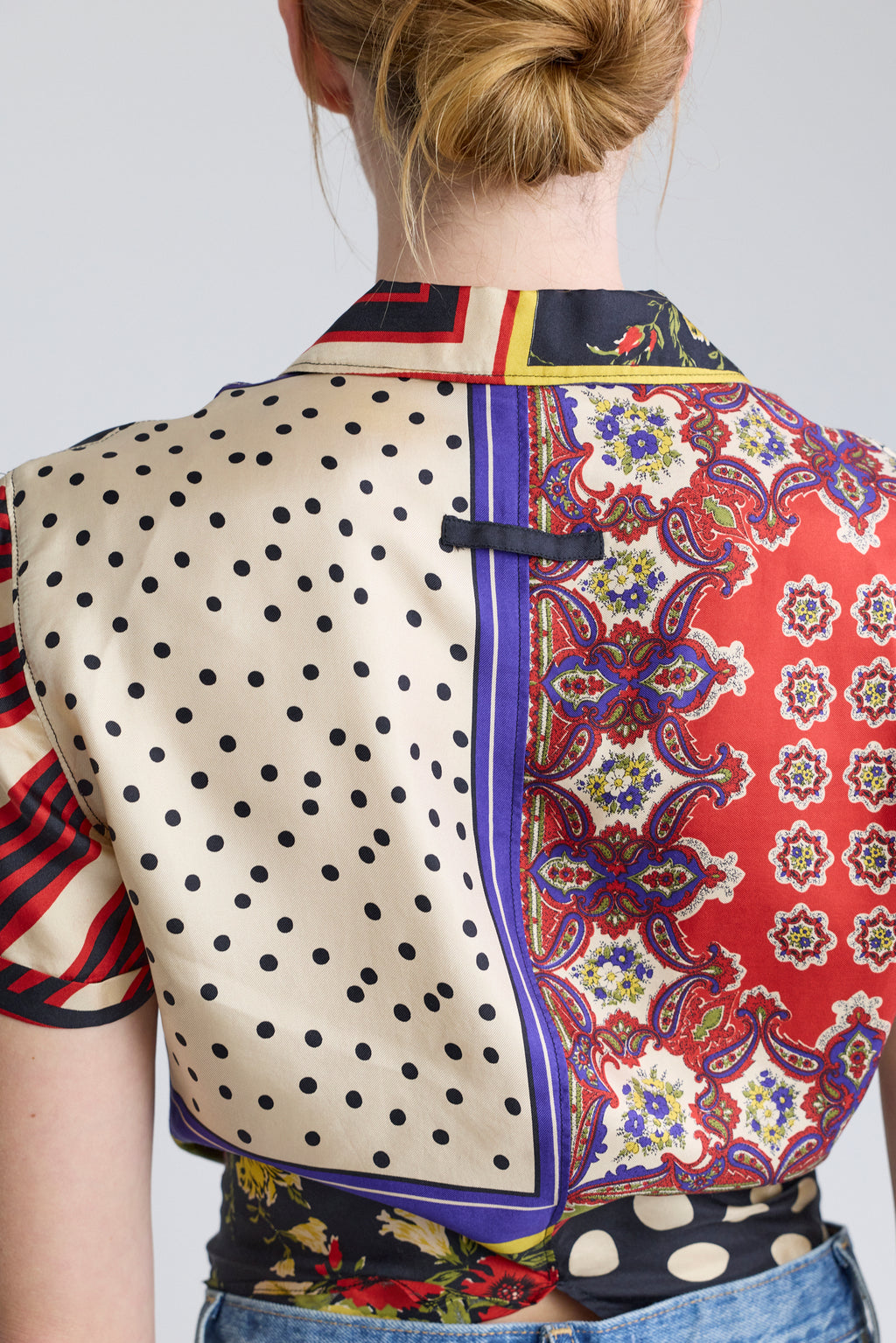 Jean Paul Gaultier Silk Scarf Blouse