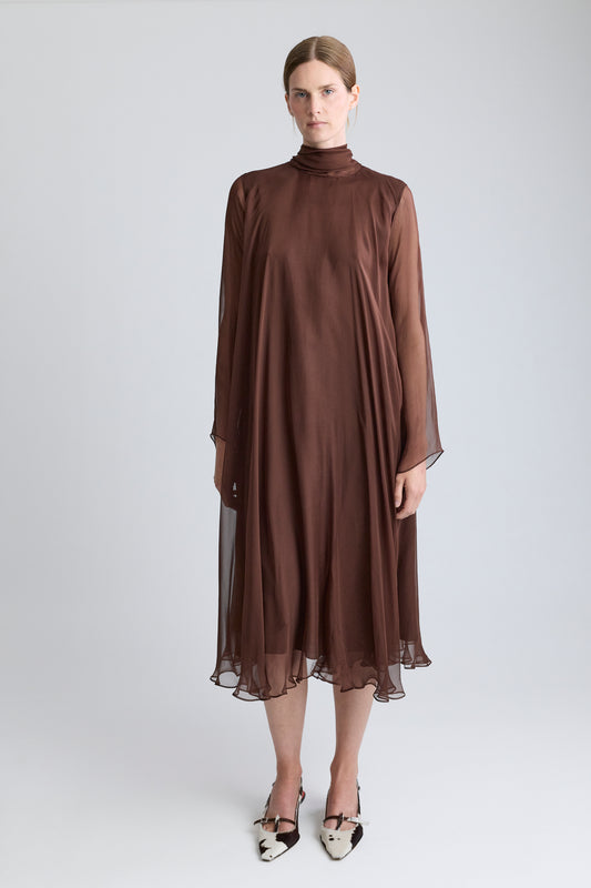 Yves Saint Laurent Silk Chiffon Dress