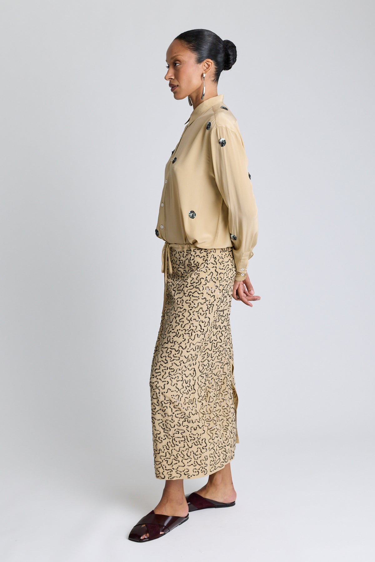 Marcella Skirt - Straw